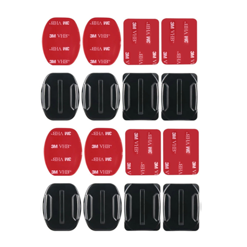 Universal for DJI Raptor Mounts Curved Base Flat with 6 6 Adhesive 24 Sets for Action Cameras Made of Durable PC