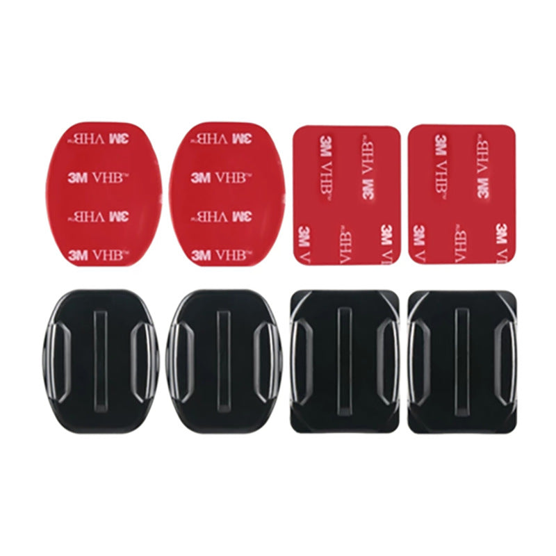 Universal for DJI Raptor Mounts Curved Base Flat with 6 6 Adhesive 24 Sets for Action Cameras Made of Durable PC