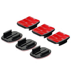 Universal for DJI Raptor Mounts Curved Base Flat with 6 6 Adhesive 24 Sets for Action Cameras Made of Durable PC