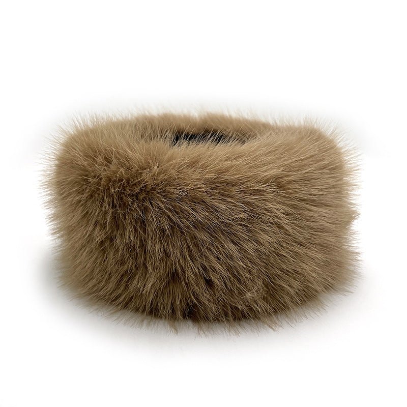 Faux Fur Headbands for Women - Furry Band for Winter