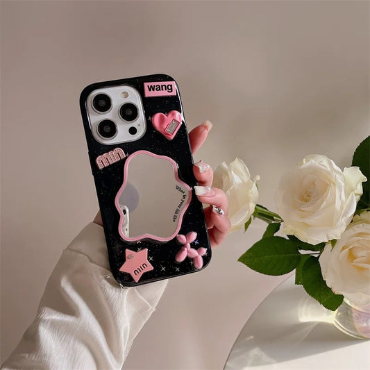 Cute Mirror Phone Case mobile cover smartphone case for iPhone 13 14 15 16 plus