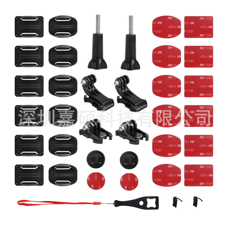 Universal for DJI Raptor Mounts Curved Base Flat with 6 6 Adhesive 24 Sets for Action Cameras Made of Durable PC