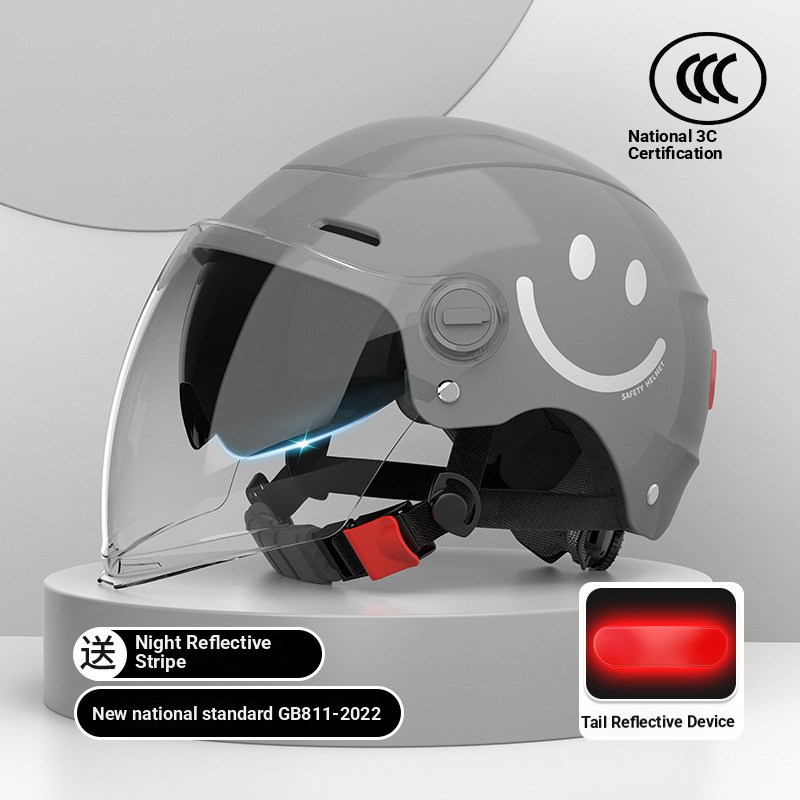 Stylish Electric Bike Helmets - Black, Purple, Cream Yellow, Pink