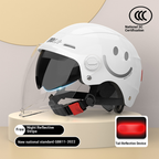 Stylish Electric Bike Helmets - Black, Purple, Cream Yellow, Pink