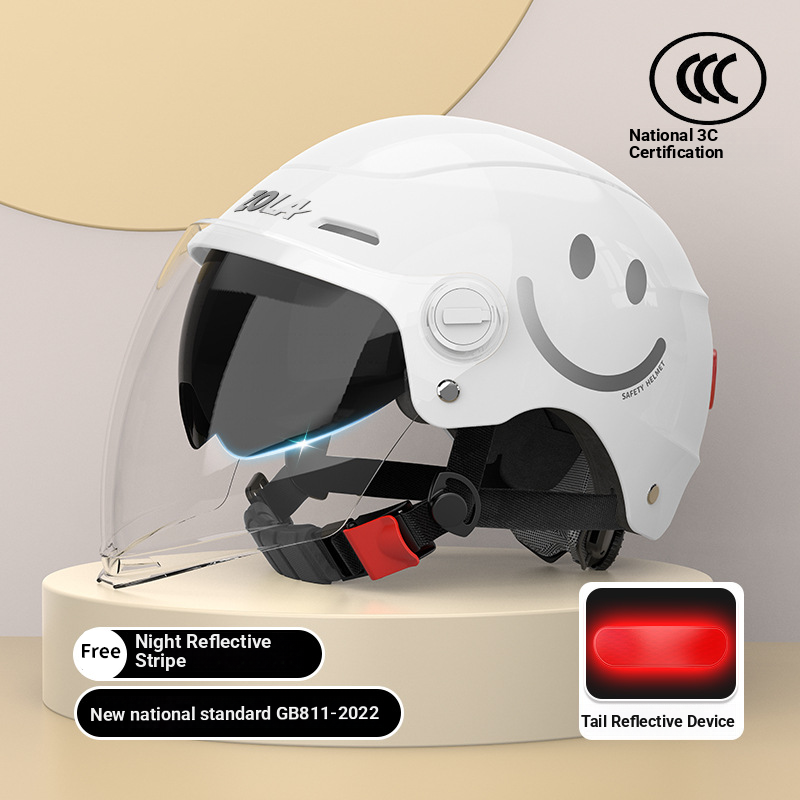 Stylish Electric Bike Helmets - Black, Purple, Cream Yellow, Pink